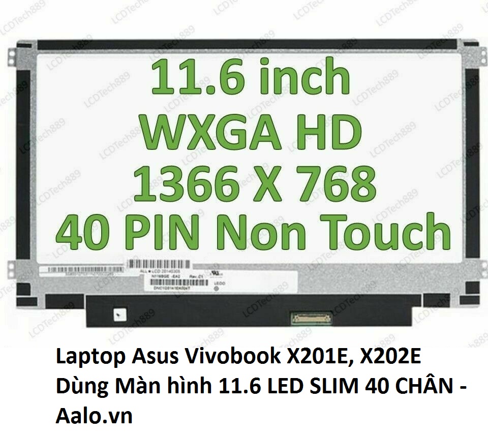 Màn hình laptop Asus Vivobook X201E, X202E - Aalo.vn