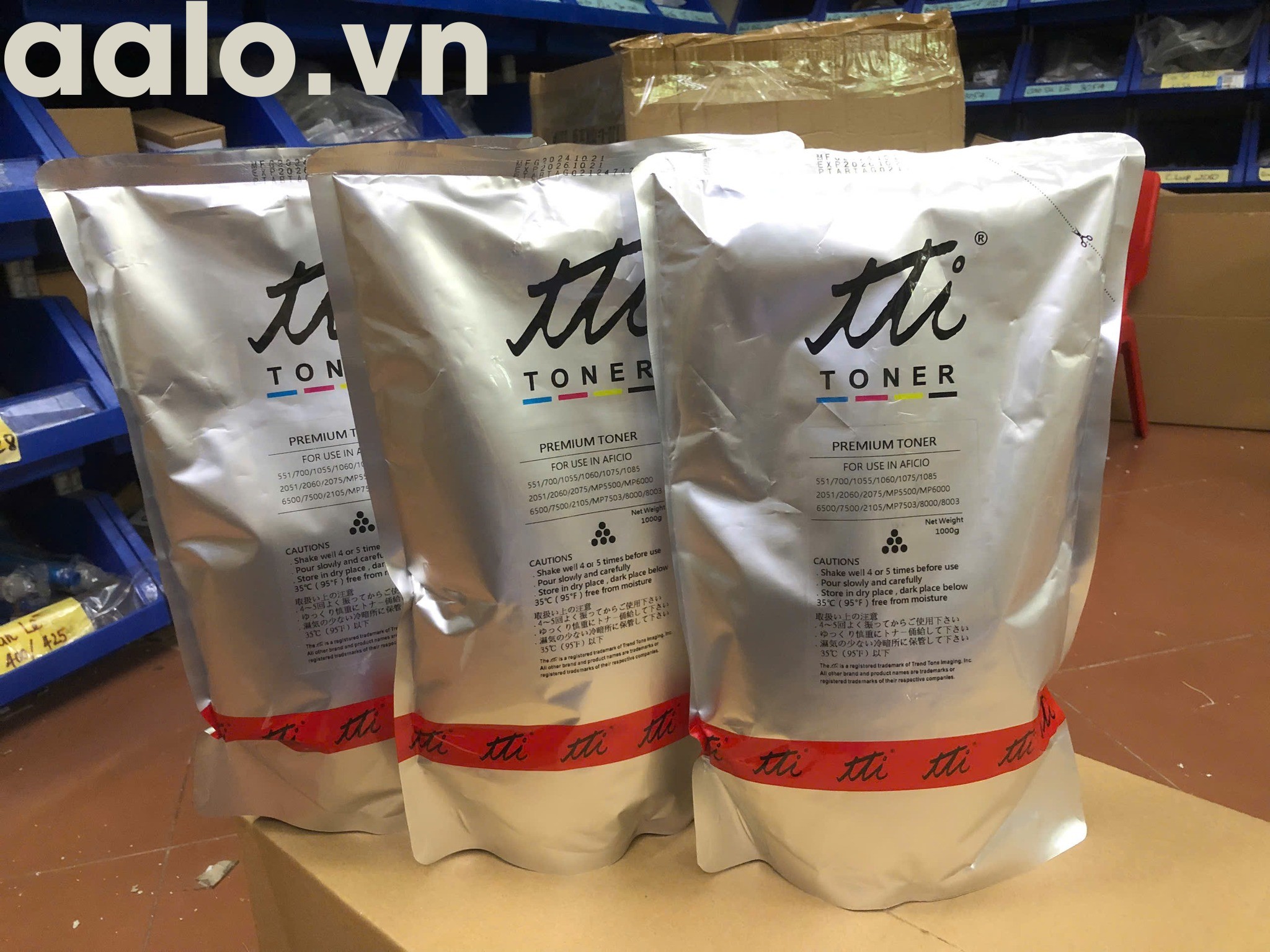 Mực gói TITi - Dùng cho Ricoh Aficio 1075/2075/ MP7500/8000 (1000g) aalo.vn