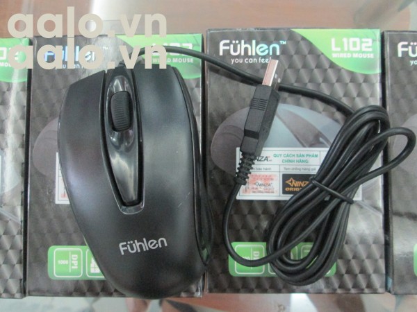 Chuột máy tính Fulhen - Mouse Fuhlen L102 Optical Black