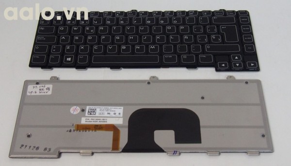 Bàn phím laptop Dell Alienware M14X Series SP Black Laptop Keyboard With Backlit R2- Keyboad Dell