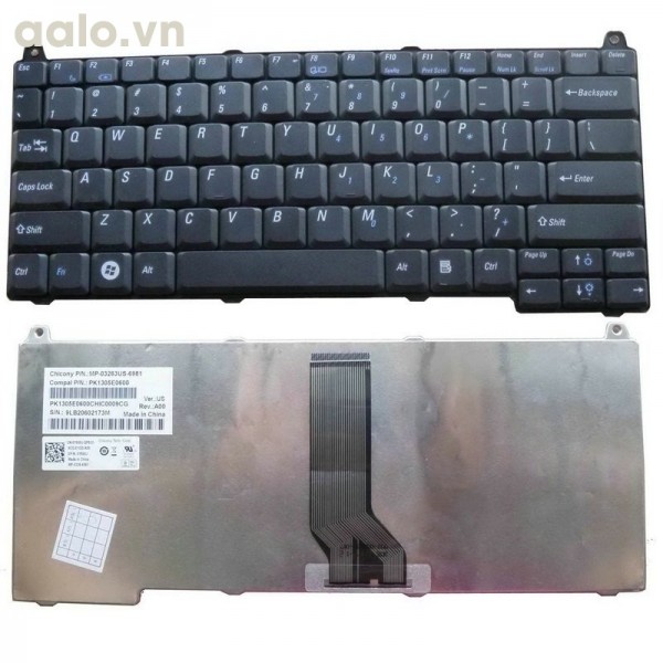 Bàn phím laptop Dell VOSTRO 1510, 1520, 1310, 1320, 2510 - Keyboard Dell