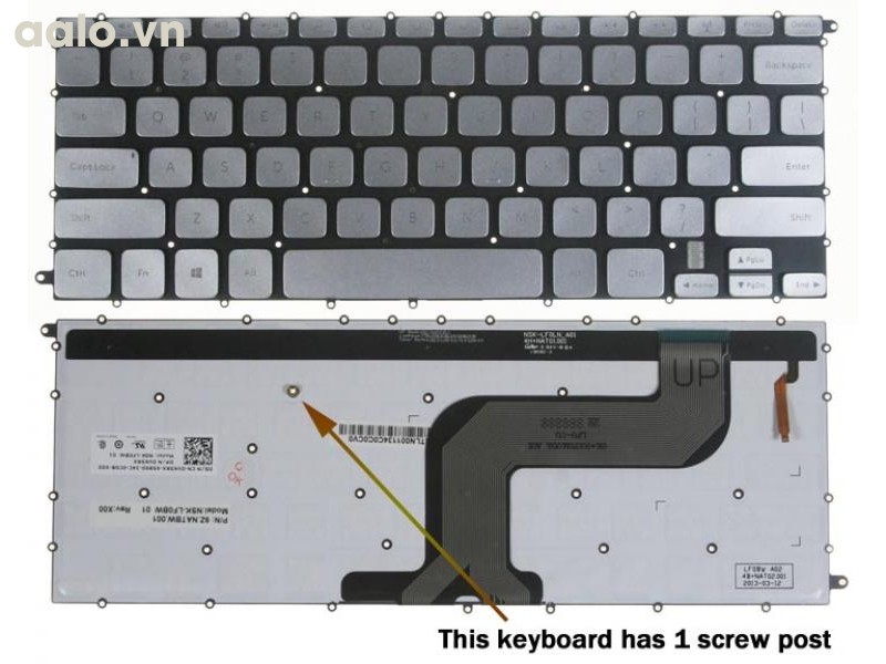 Bàn phím Laptop Dell 14-7437+ ĐÈN LED  - Keyboard Dell