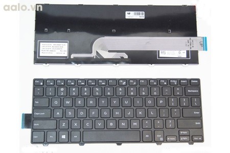 Bàn phím Laptop Dell  3441, 3442, 3443, Vostro 14-3000 (14-3446D-1328R)(14-3446D-1328B). - Keyboard Dell