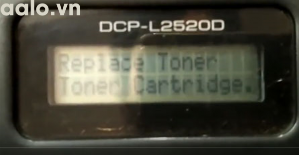 Sửa máy in Brother DCP-L2520D báo lỗi Replace Toner 
