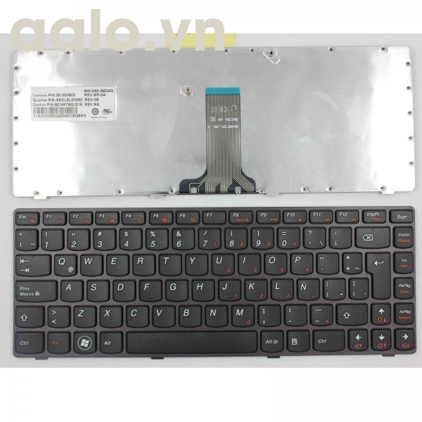 Bàn phím laptop Cho Lenovo Z470 AM Z470AT Z470AX Z470K -  Keyboard Lenovo 