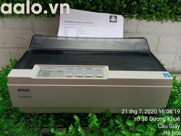 Máy in Kim Epson LQ300+II (24 kim, in khổ A4) Kèm băng mực , dây nguồn , dây USB mới - aalo.vn