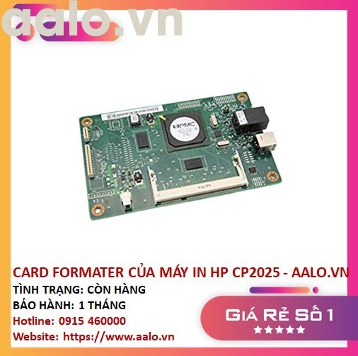 CARD FORMATER CỦA MÁY IN HP CP2025 - AALO.VN
