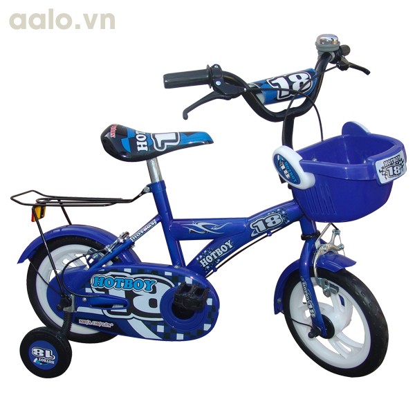 Xe đạp trẻ em cao cấp Aier 7 cỡ 12 inch (Xanh)  