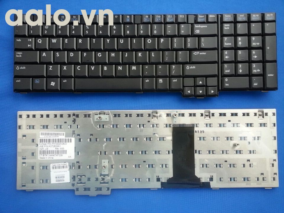Bàn Phím Laptop HP EliteBook 8730W 8730 -Keyboard HP