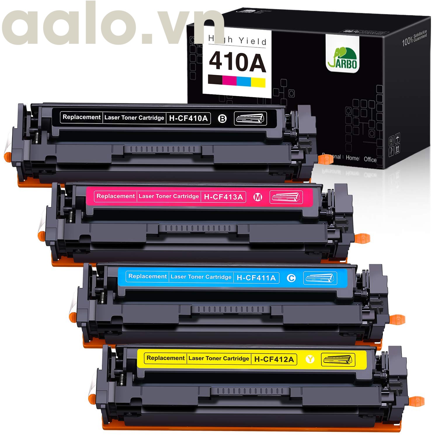 Hộp mực màu HP CF410A/CF411A/CF412A/CF413A (BK/C/Y/M) - aalo.vn