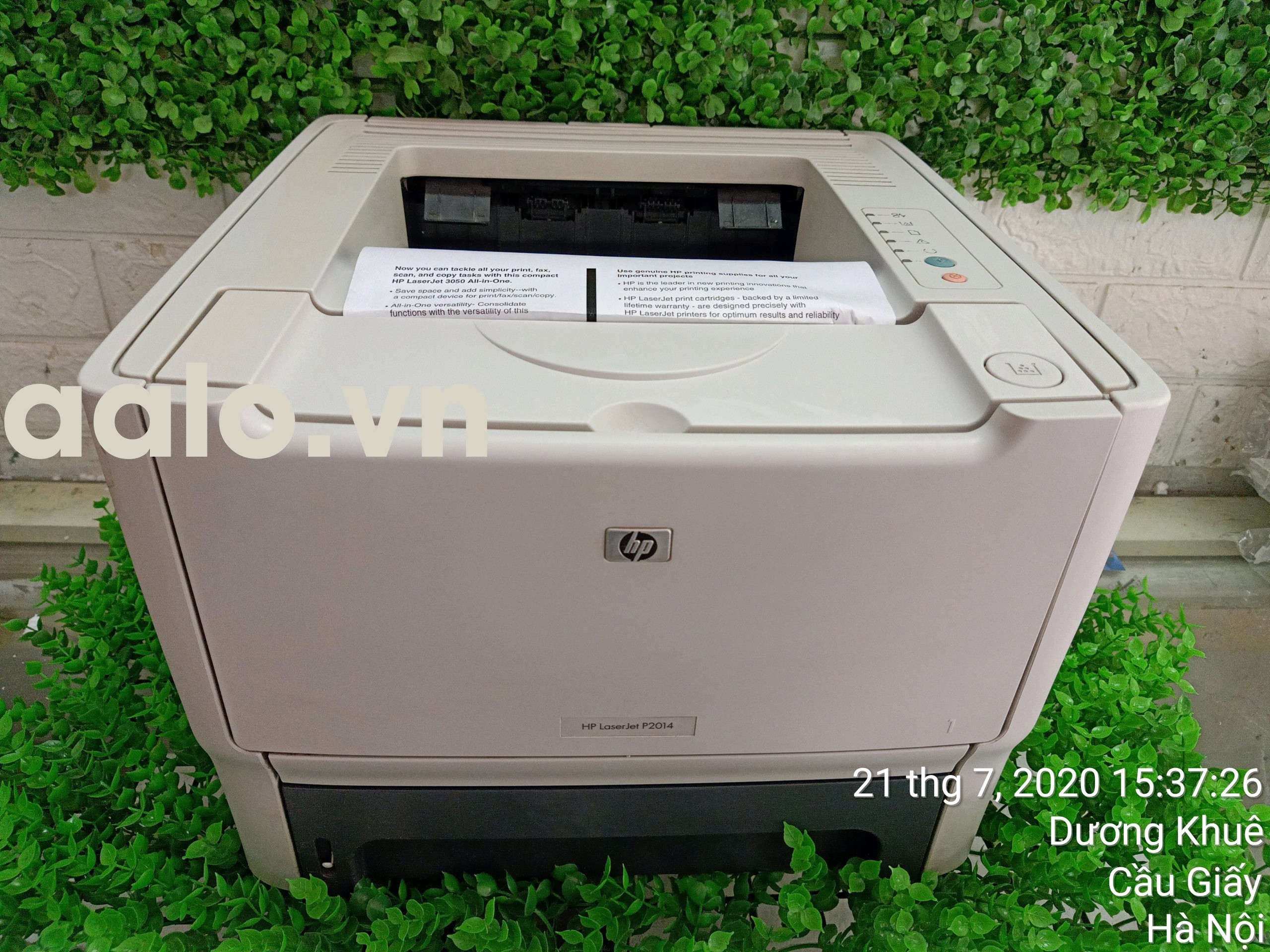 HP LaserJet P2014 Printer (CB450A) ( Kèm Hộp mực + Dây nguồn + Dây USB mới ) - aalo.vn