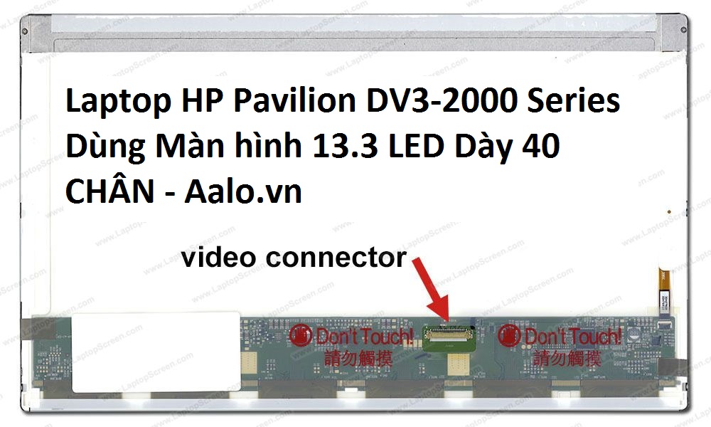 Màn hình Laptop HP Pavilion DV3-2000 Series - Aalo.vn