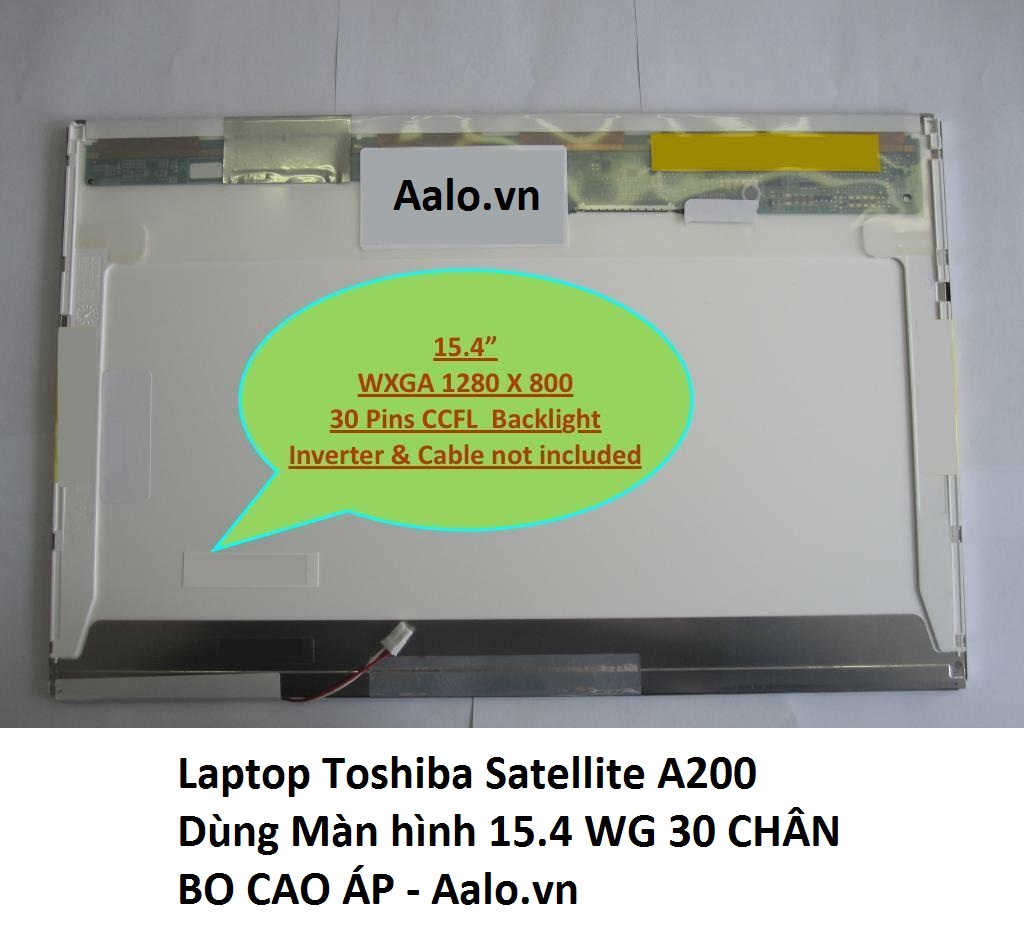 Màn hình Laptop Toshiba Satellite A200 - Aalo.vn
