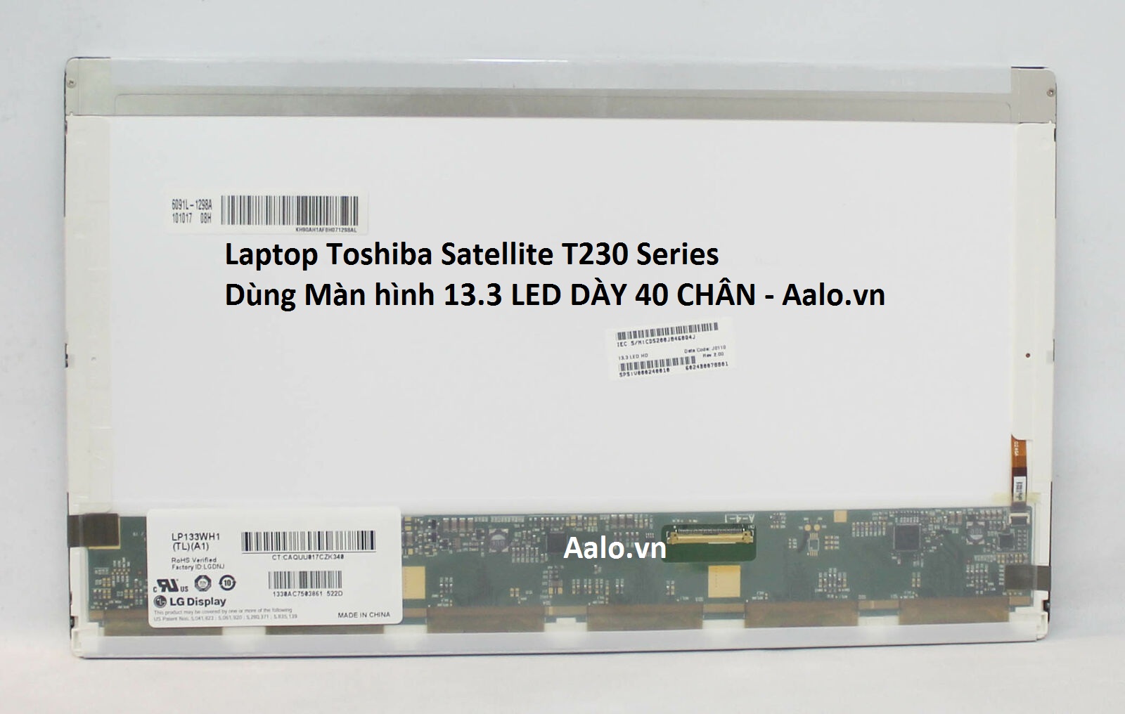 Màn hình Laptop Toshiba Satellite T230 Series - Aalo.vn
