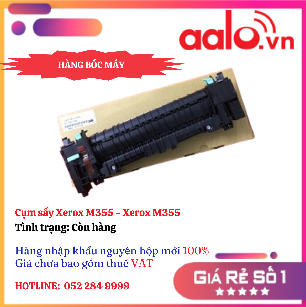 Cụm  sấy Xerox M355 - HÀNG BÓC MÁY