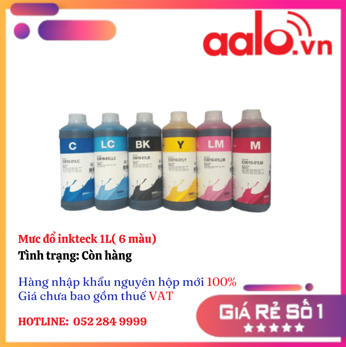 Mưc đổ  inkteck 1L( 6 màu)