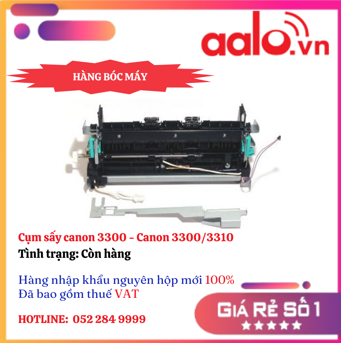 Cụm sấy canon 3300- hàng bóc máy