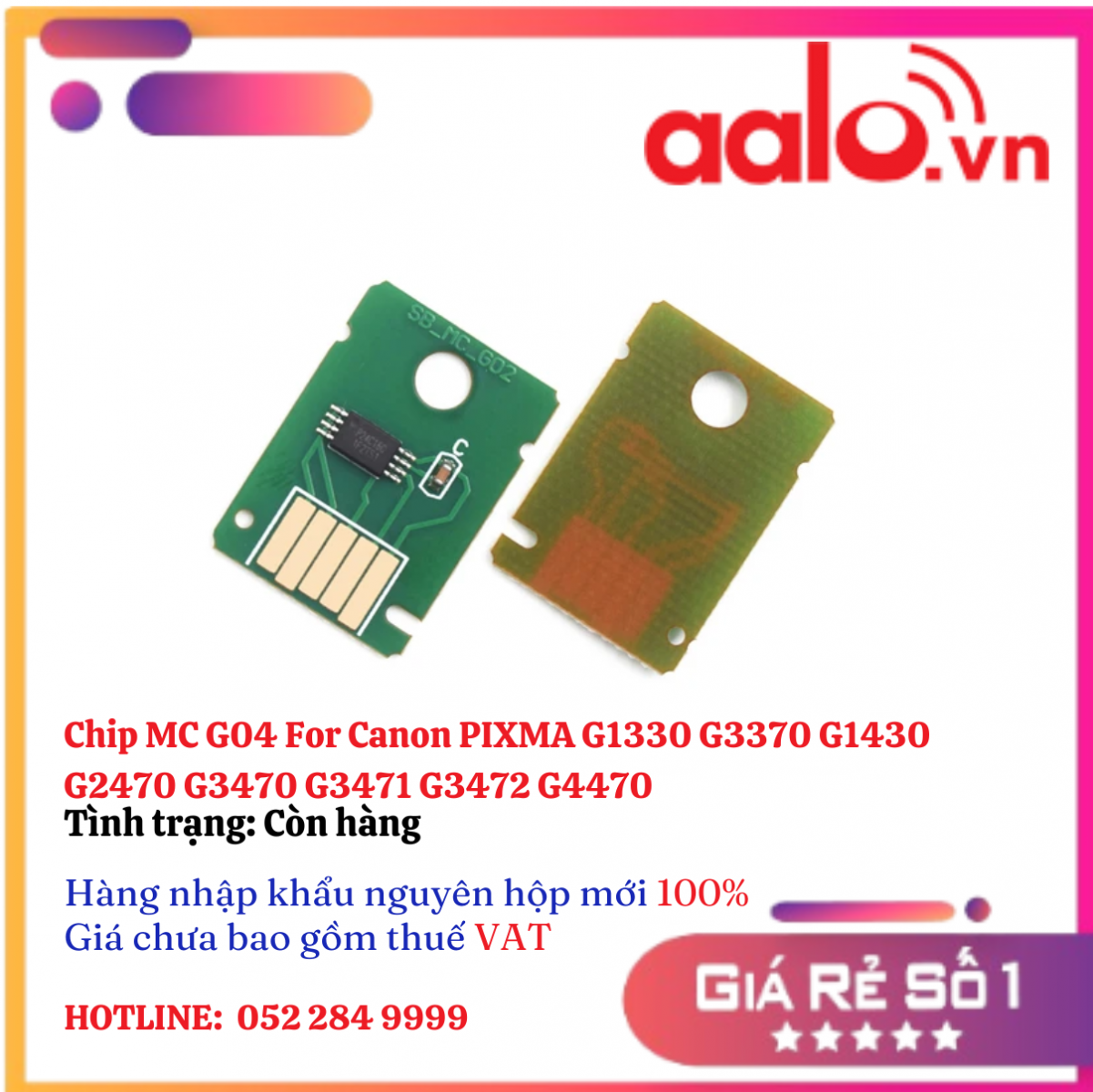 Chip MC G04 For Canon PIXMA G1330 G3370 G1430 G2470 G3470 G3471 G3472 G4470