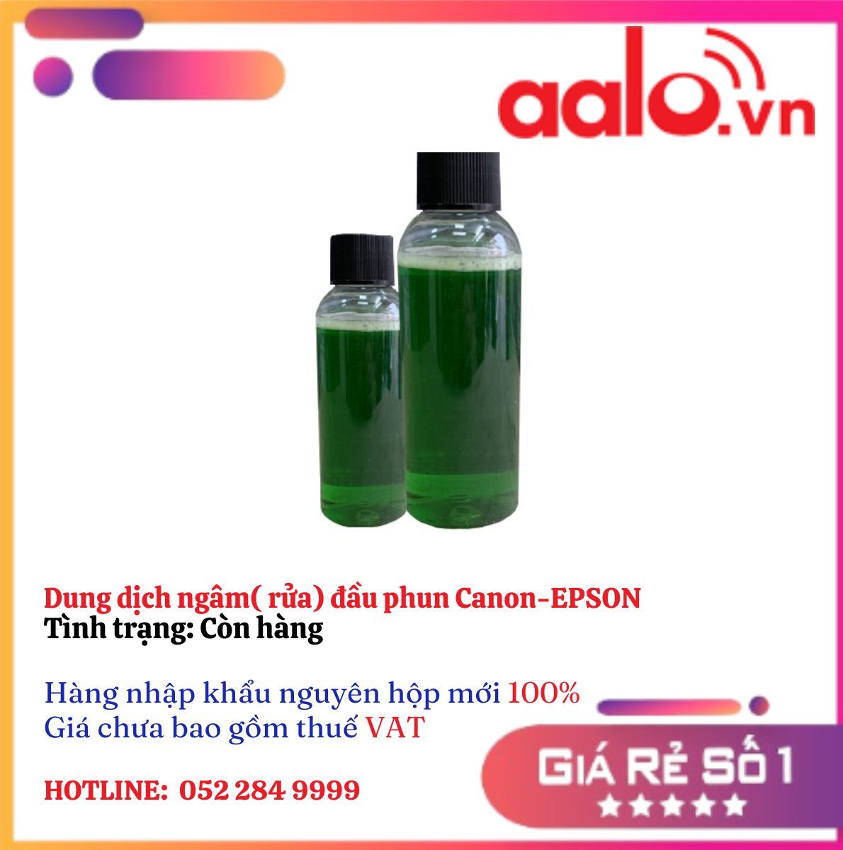 Dung dịch ngâm( rửa) đầu phun Canon-EPSON