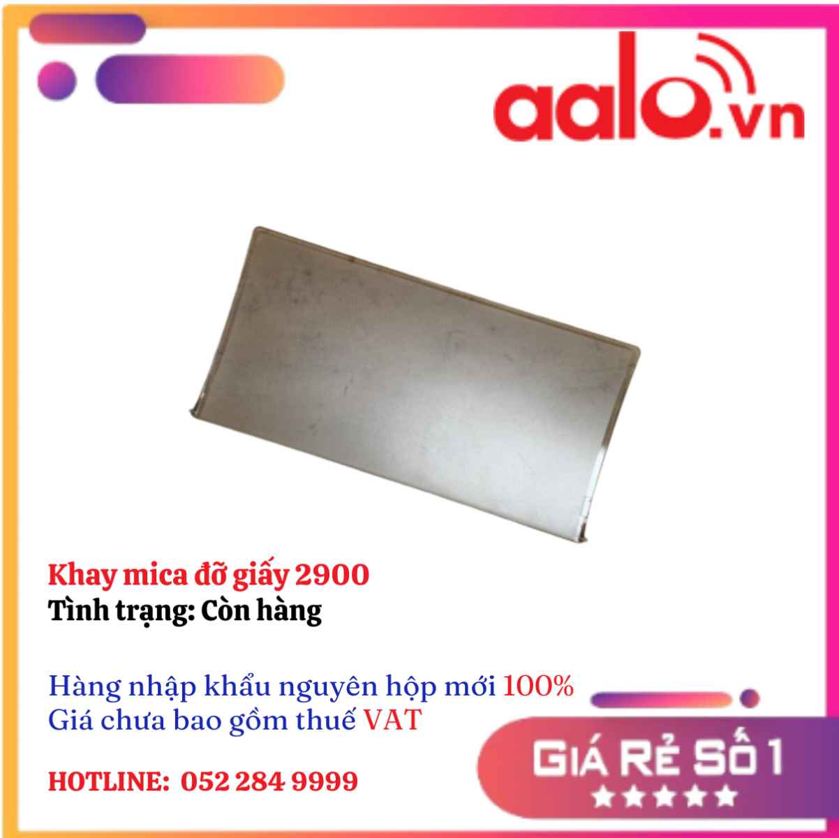 Khay mica đỡ giấy 2900