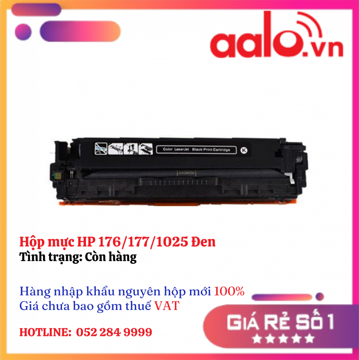 Hộp mực HP 176/177/1025 Đen