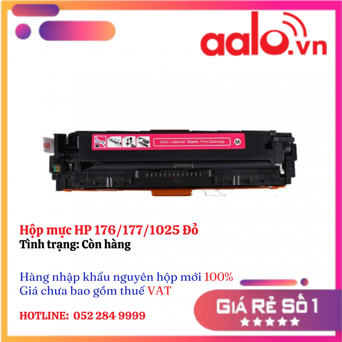 Hộp mực HP 176/177/1025 Đỏ