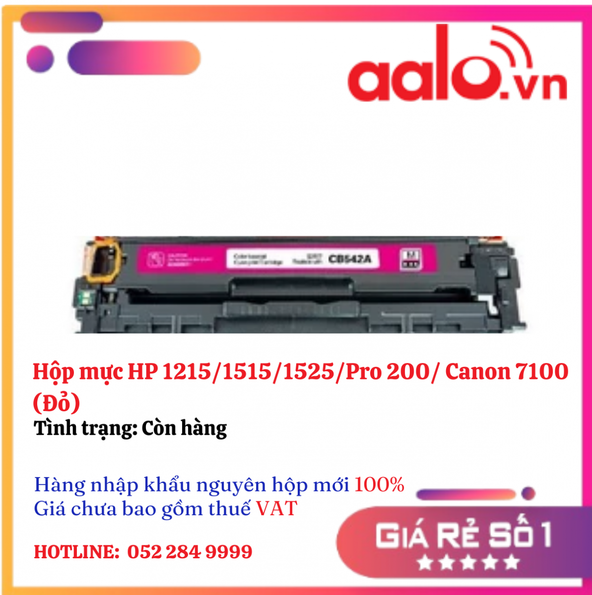 Hộp mực HP 1215/1515/1525/Pro 200/ Canon 7100(Đỏ)