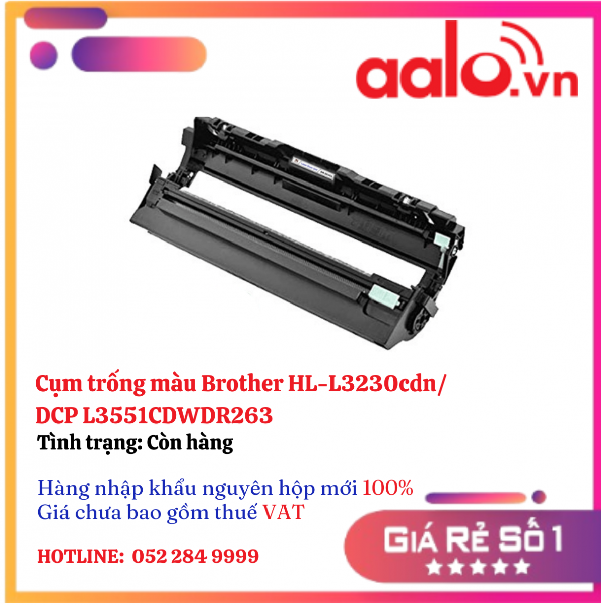 Cụm trống màu Brother HL-L3230cdn/DCP L3551CDW   DR263