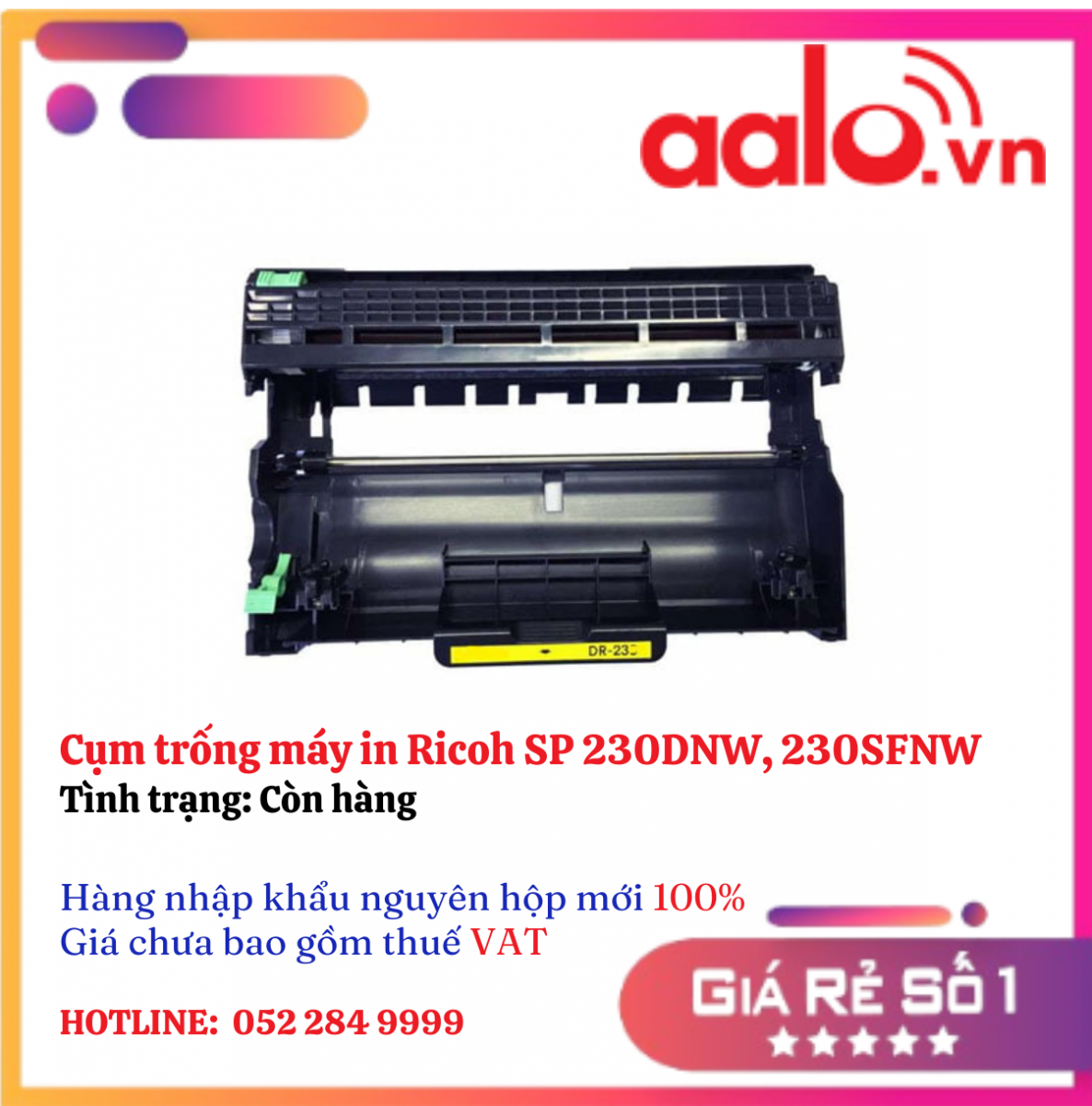 Cụm trống máy in Ricoh SP 230DNW, 230SFNW 