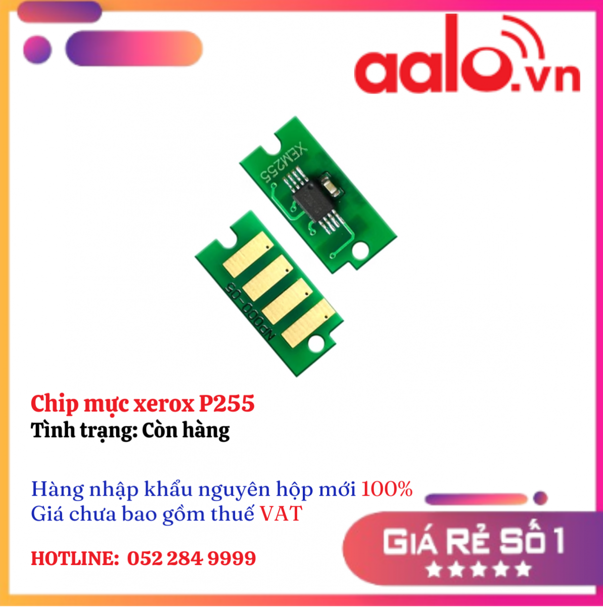 Chip mực xerox P255