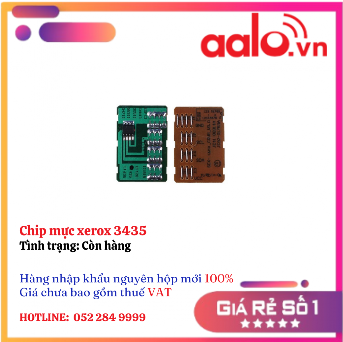 Chip mực xerox 3435