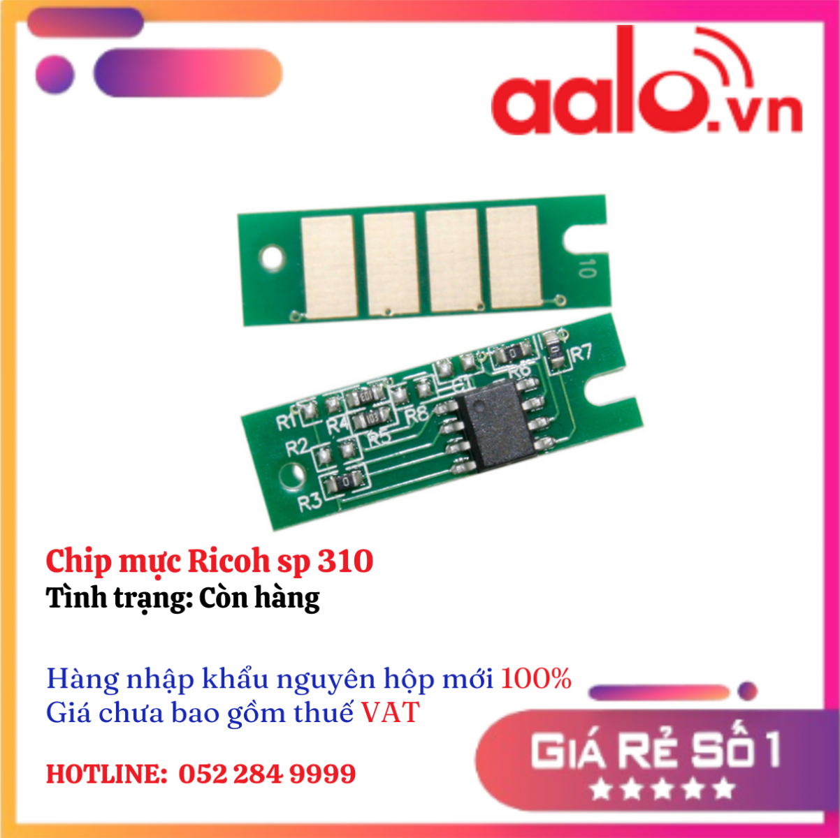 Chip mực Ricoh sp 310