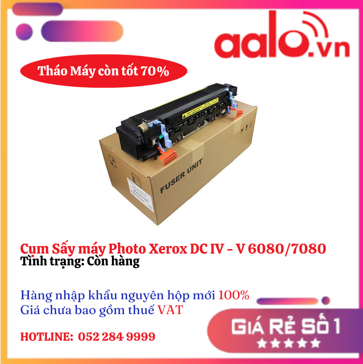 Cụm Sấy máy Photo Xerox DC IV - V 6080/7080_ Tháo Máy còn tốt 70%