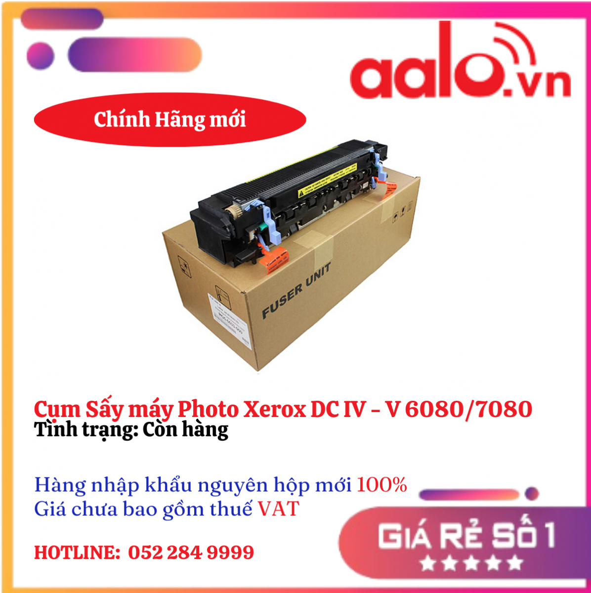 Cụm Sấy máy Photo Xerox DC IV - V 6080/7080  (Chính Hãng mới - Không Có VAT )