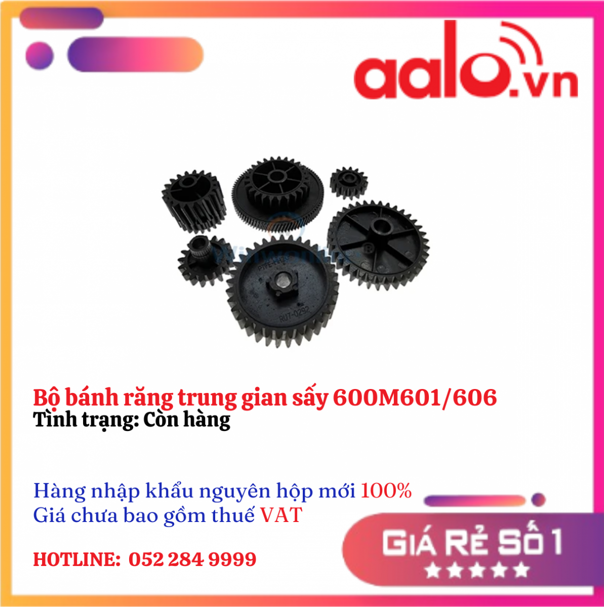 Bộ bánh răng trung gian sấy 600M601/606