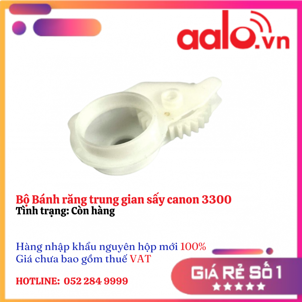 Bộ Bánh răng trung gian sấy canon 3300