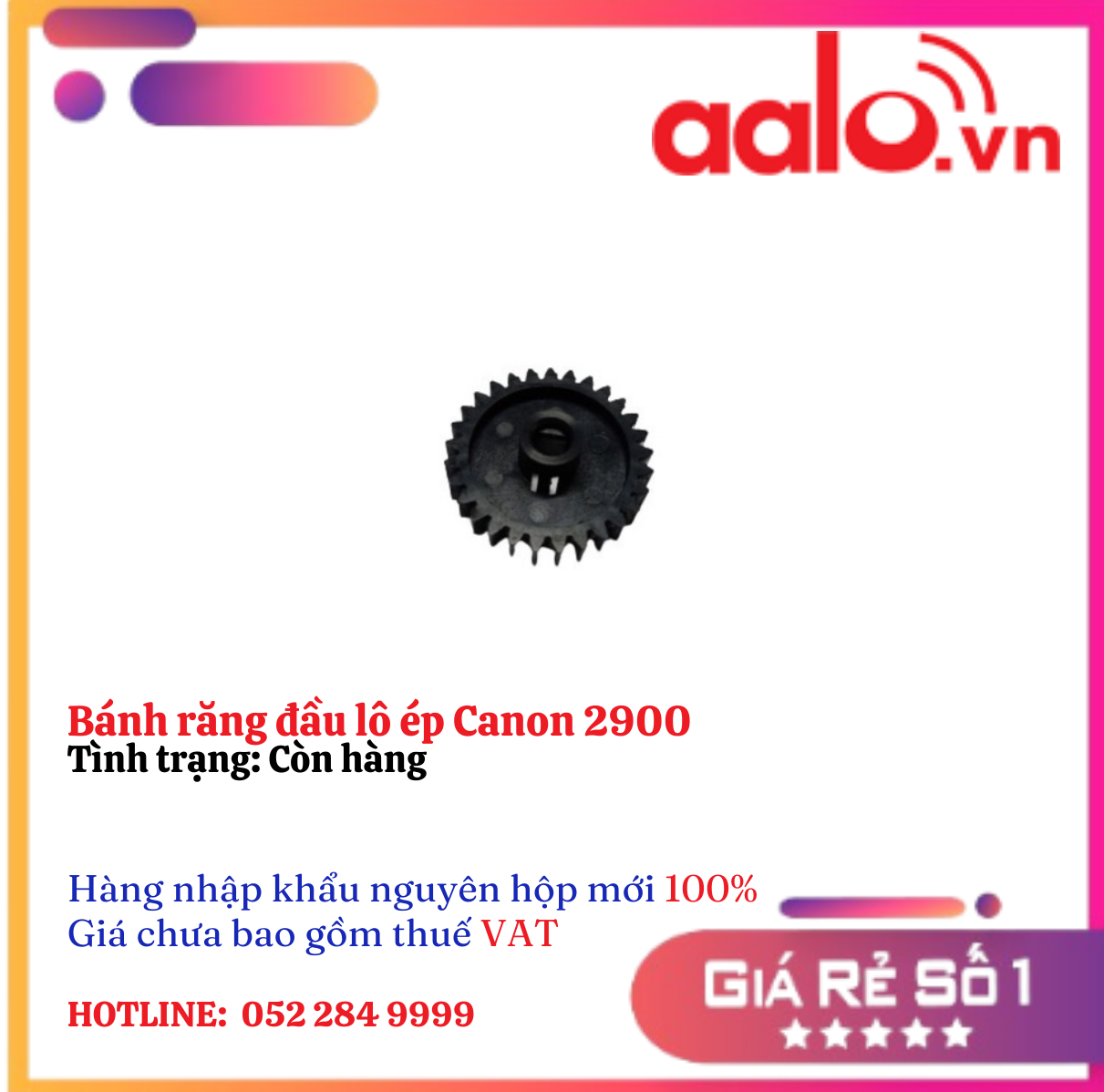 Bánh răng đầu lô ép Canon 2900