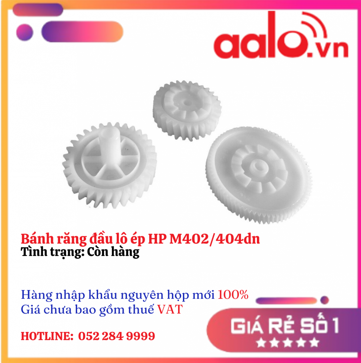 Bánh răng đầu lô ép HP M402/404dn