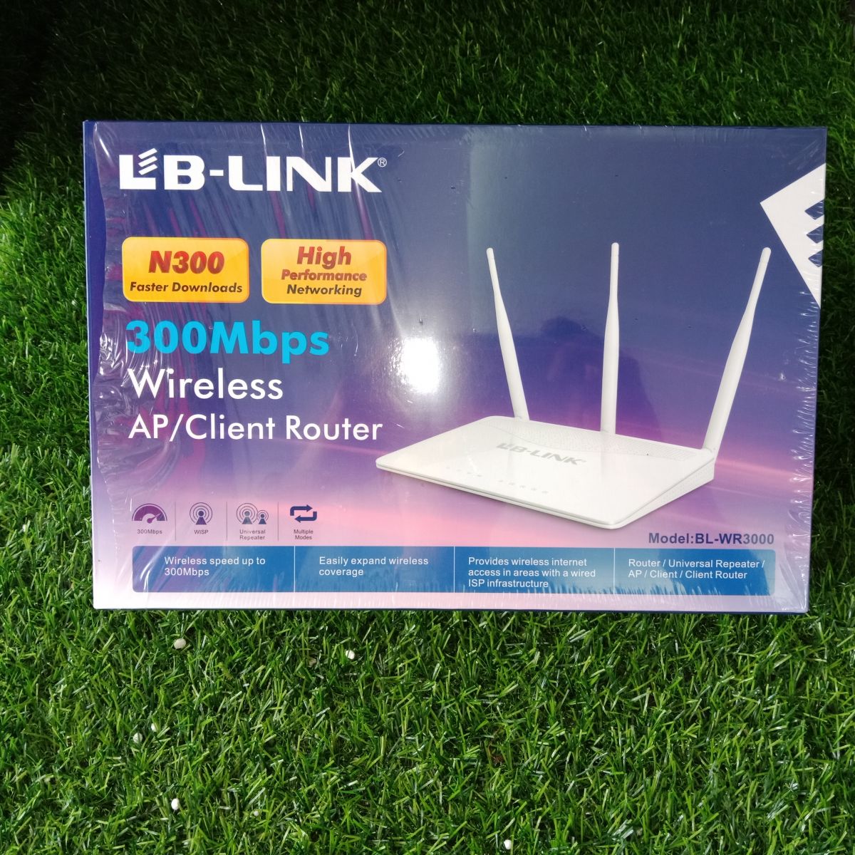 Bộ phát sóng wifi LB-Link 3 râu BL-WR3000 màu đen Chính hãng 2