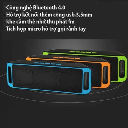 Loa di động Bluetooth SC208 - aalo.vn