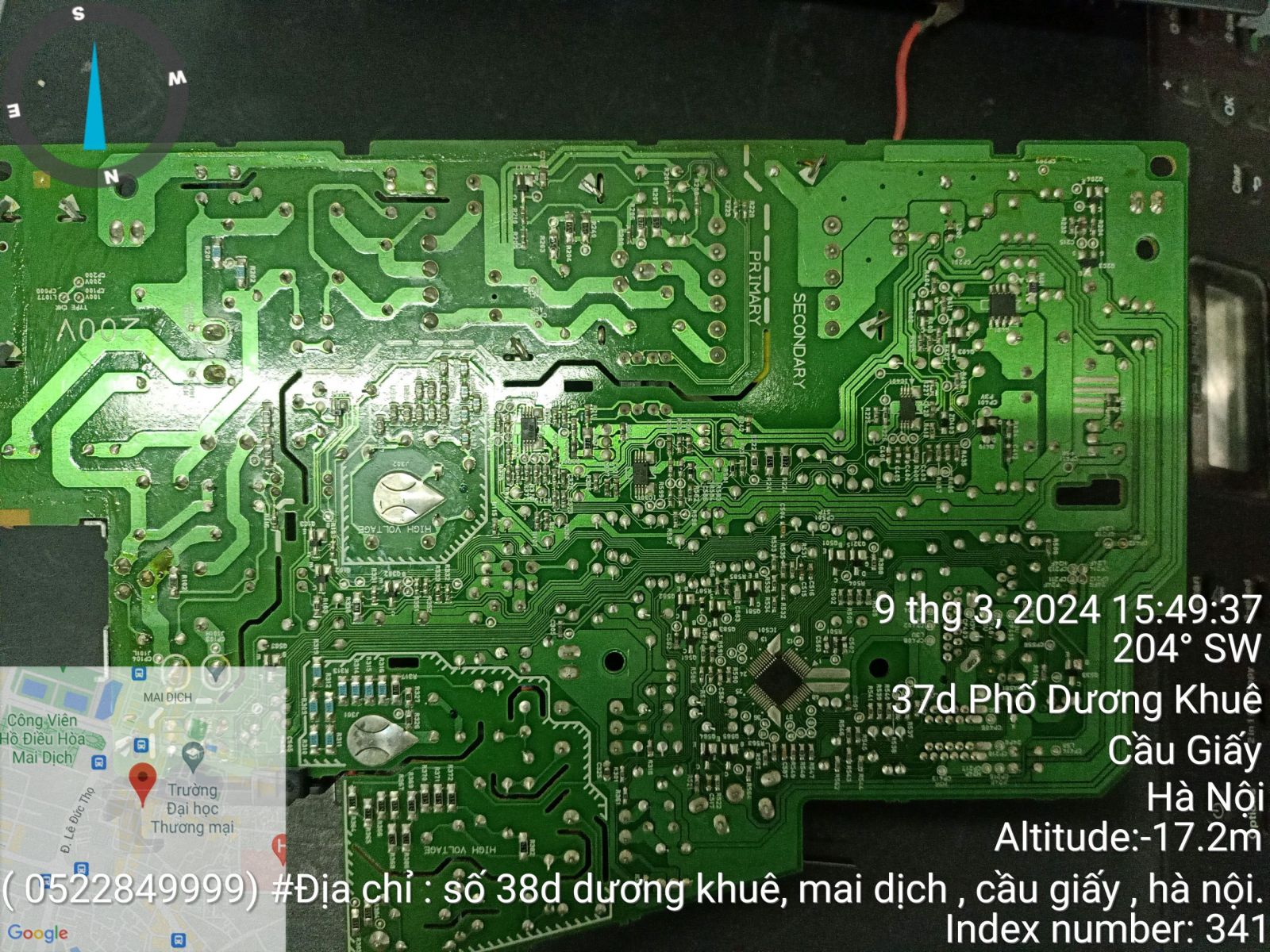 Main nguồn máy in HP M1132 / 1212nf  Mã RM1-7902