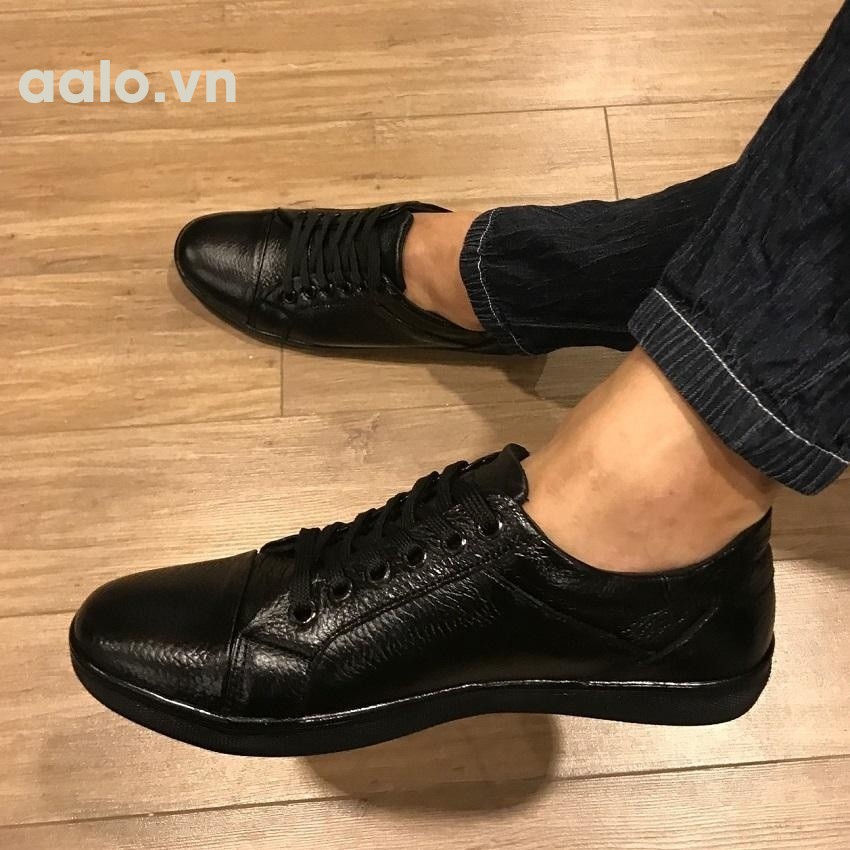 giày docter nam cao cấp - GD06 (đen)  