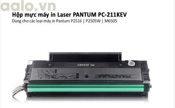 Hộp mực Pantum Toner cartridge PC- 211KEV (Dùng cho các dòng máy in Pantum P2516/ P2505W/ M6505) aalo.vn