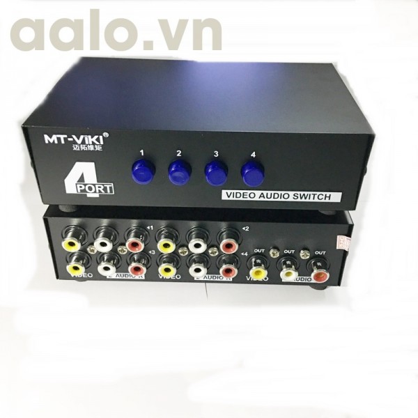 Bộ GỘP tín hiệu Audio Video ( AV ) 4 vào 1 ra