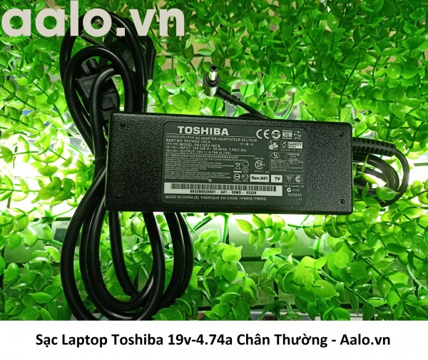 Sạc Laptop Toshiba 19v-4.74a Chân Thường