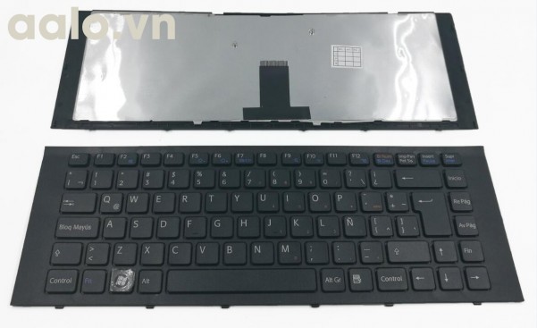 Bàn phím laptop SonyVPC-EG VPCEG LA Laptop Keyboard With Frame Black - keyboard Sony