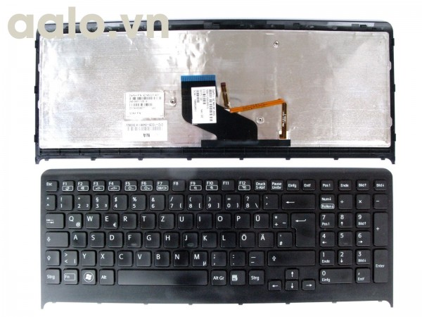 Bàn phím laptop Sony  Keyboard Clavier Francais AZERTY SONY VPC-F2, F21 Noir- keyboard Sony
