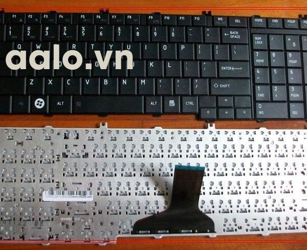 Bàn phím laptop TOSHIBA C650, C655, C660, L650, L655, L670, L750, L770 - Keyboard TOSHIBA