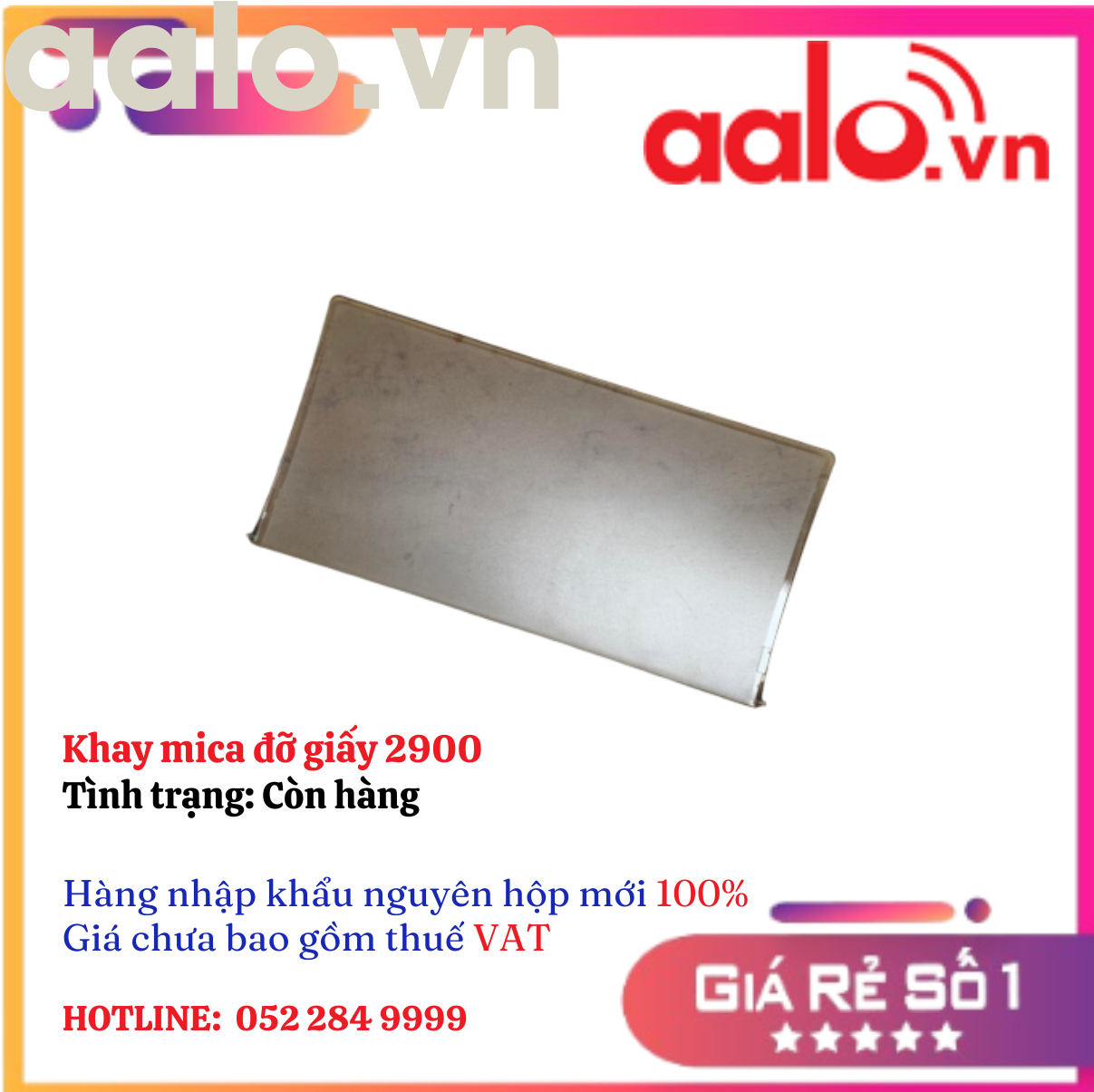 Khay mica đỡ giấy 2900