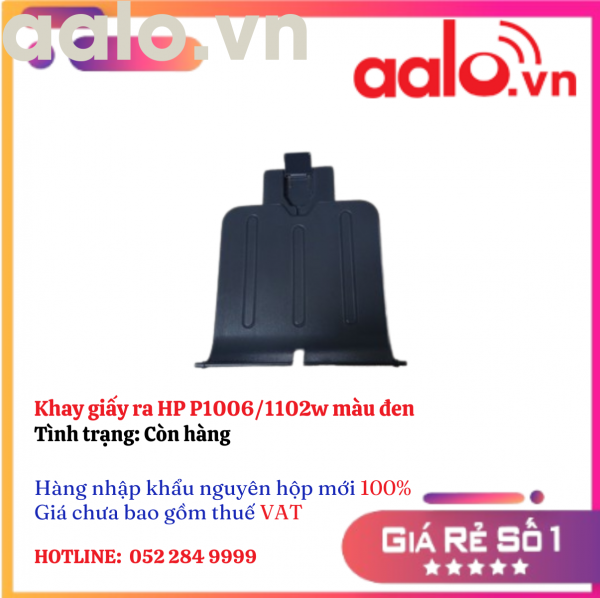 Khay giấy ra HP P1006/1102w  màu đen